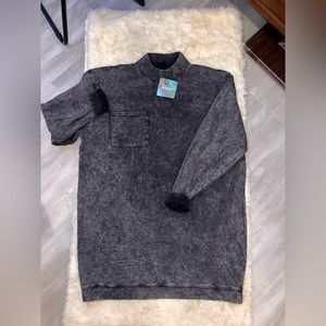 Missguided, Charcoal, Sweater Dress, US 8